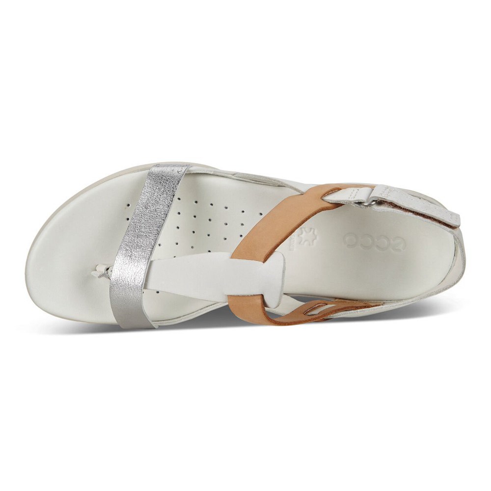 Womens Sandals - ECCO Flash - White/Silver - 2871FOGHL